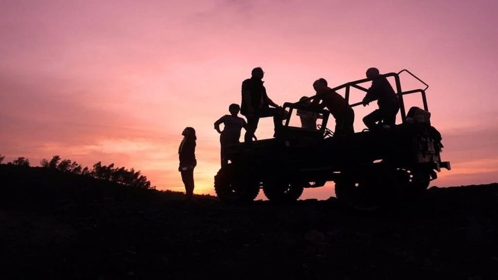 Gal-4 Merapi Sunset